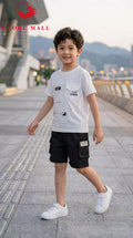 Urban Explorer Tee & Cargo Shorts Set