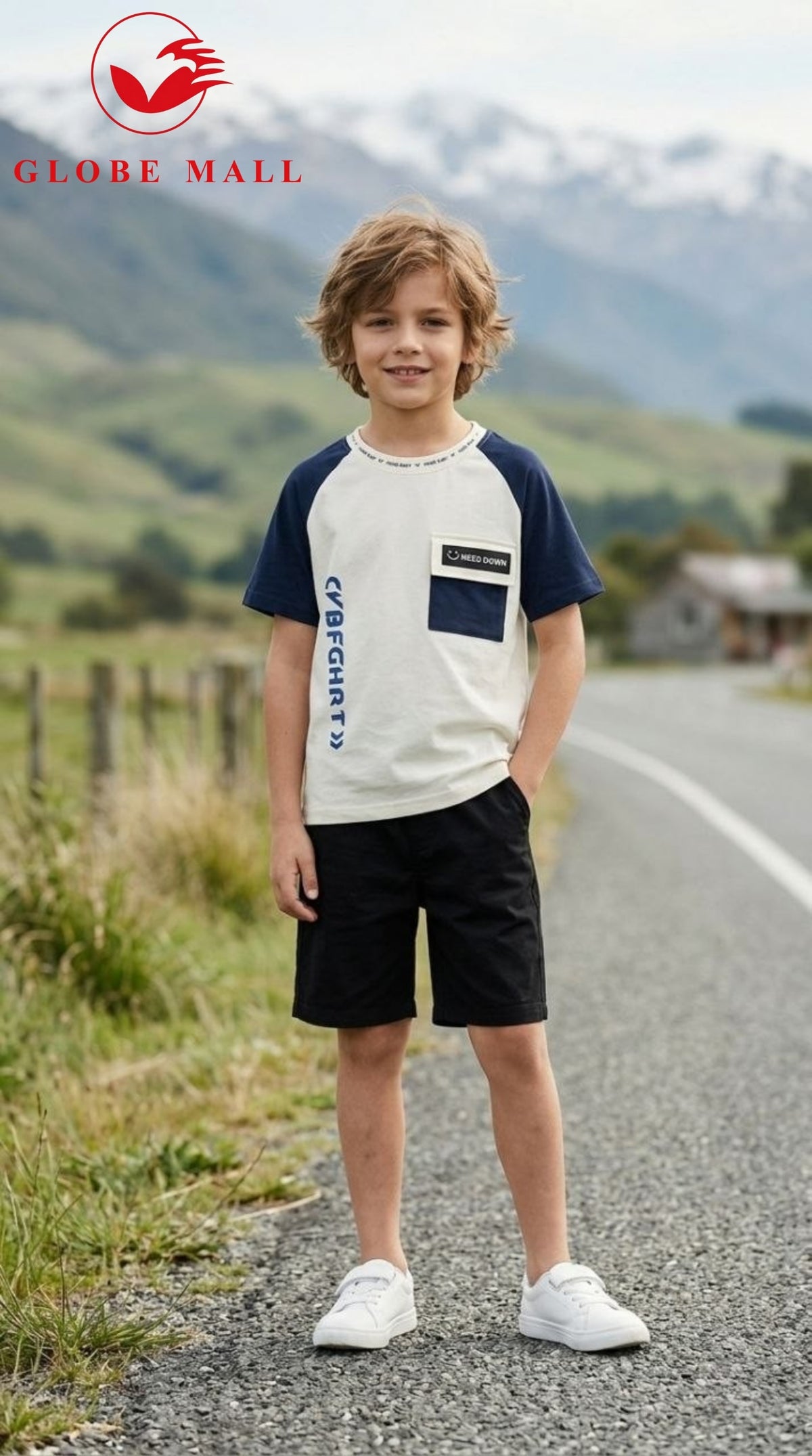 Urban Explorer Tee & Cargo Shorts Set
