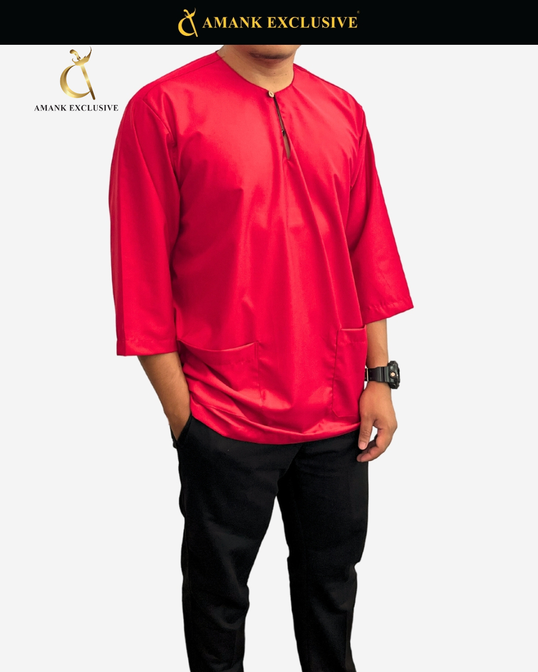 Men's Teluk Belanga Kurta Top