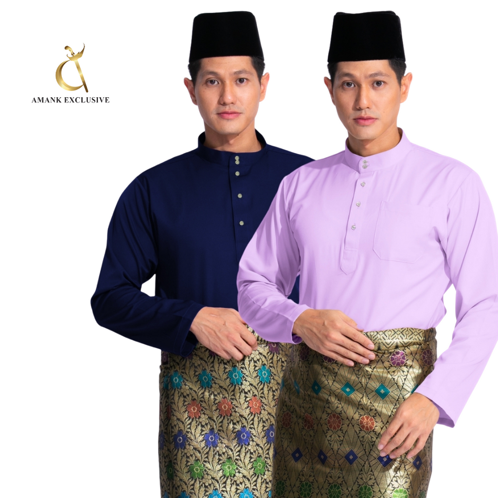 Men's Baju Melayu Cekak Musang Set