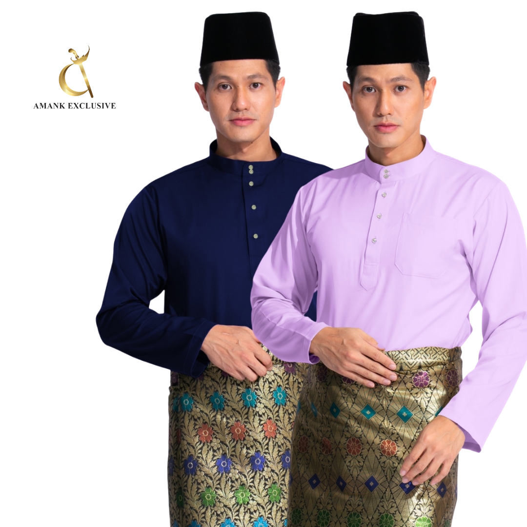 Men's Baju Melayu Cekak Musang Set
