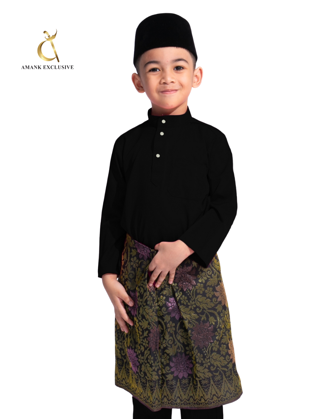 Men's Baju Melayu Cekak Musang Set
