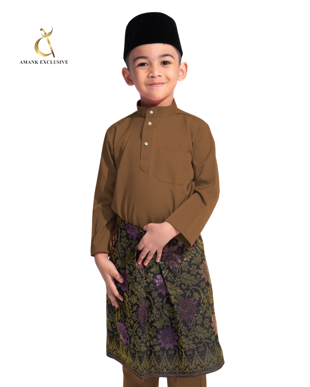 Men's Baju Melayu Cekak Musang Set