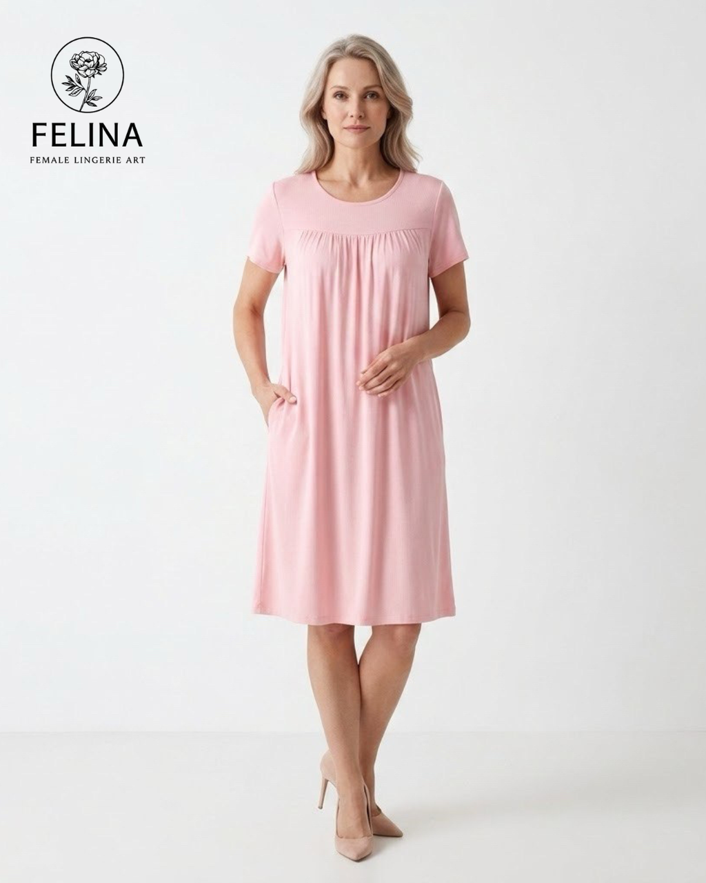 Women's Short Sleeve Nightdress