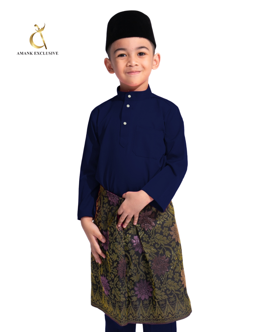 Men's Baju Melayu Cekak Musang Set