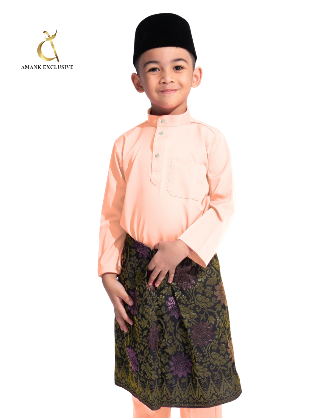 Men's Baju Melayu Cekak Musang Set