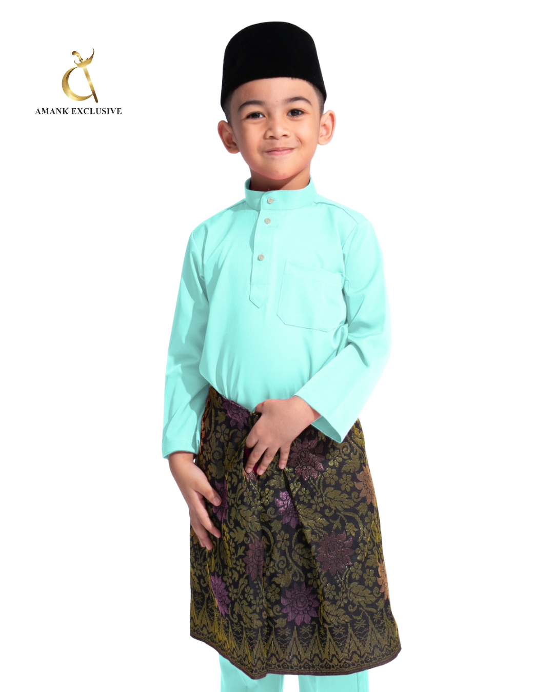 Men's Baju Melayu Cekak Musang Set