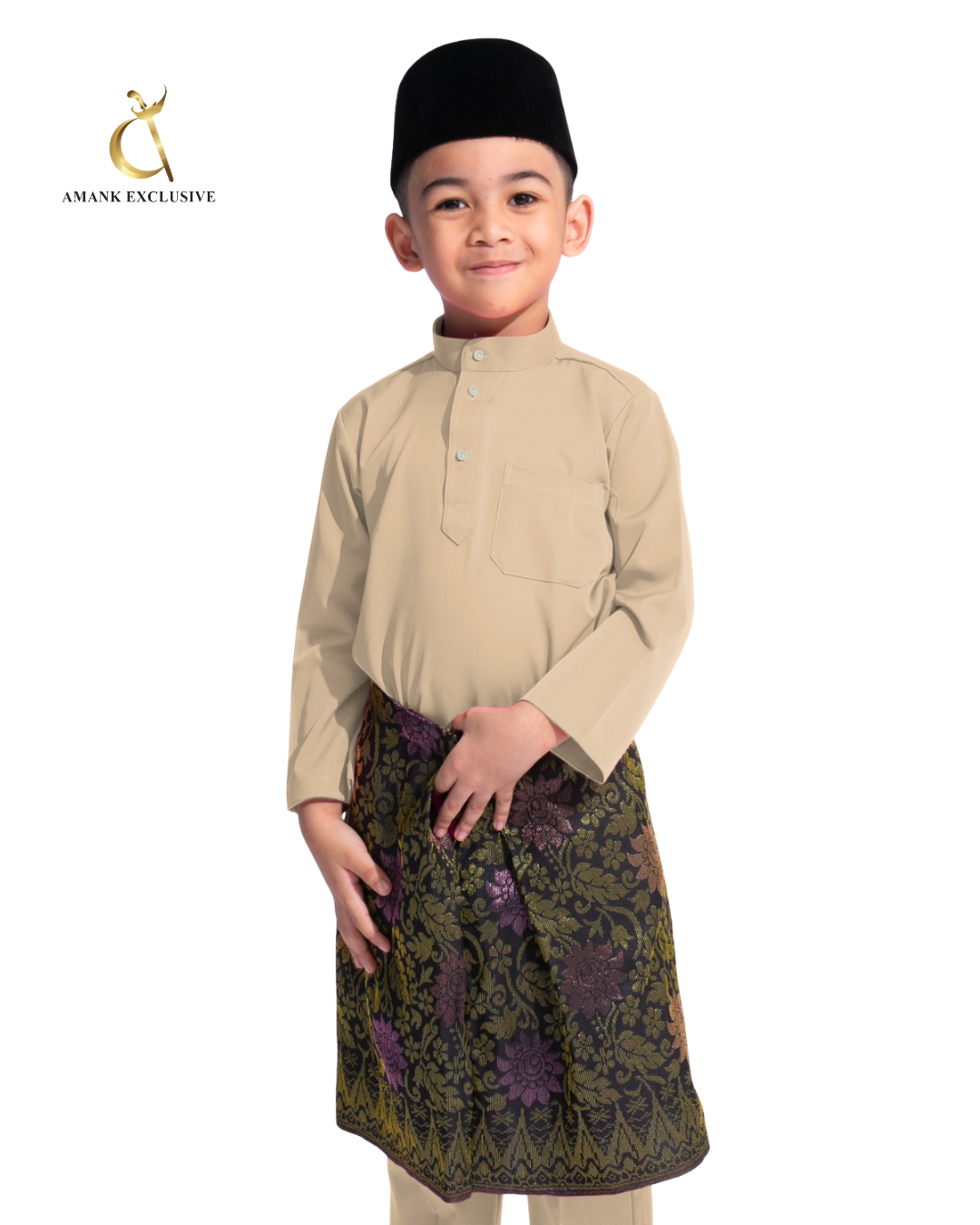 Men's Baju Melayu Cekak Musang Set