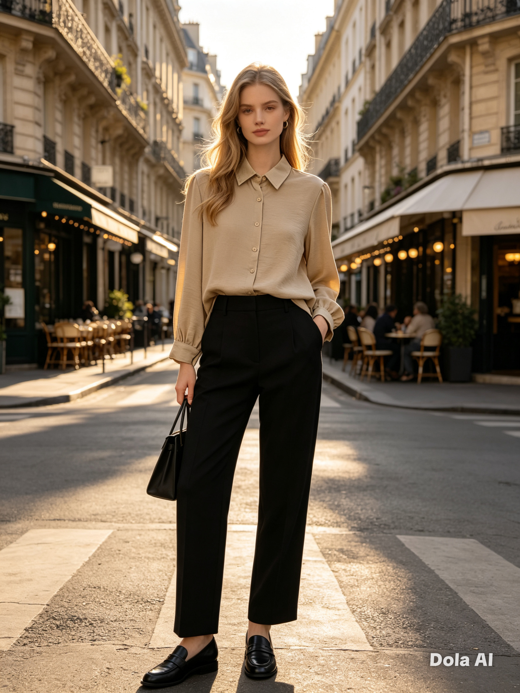 Noir Fleur Flowing Tunic