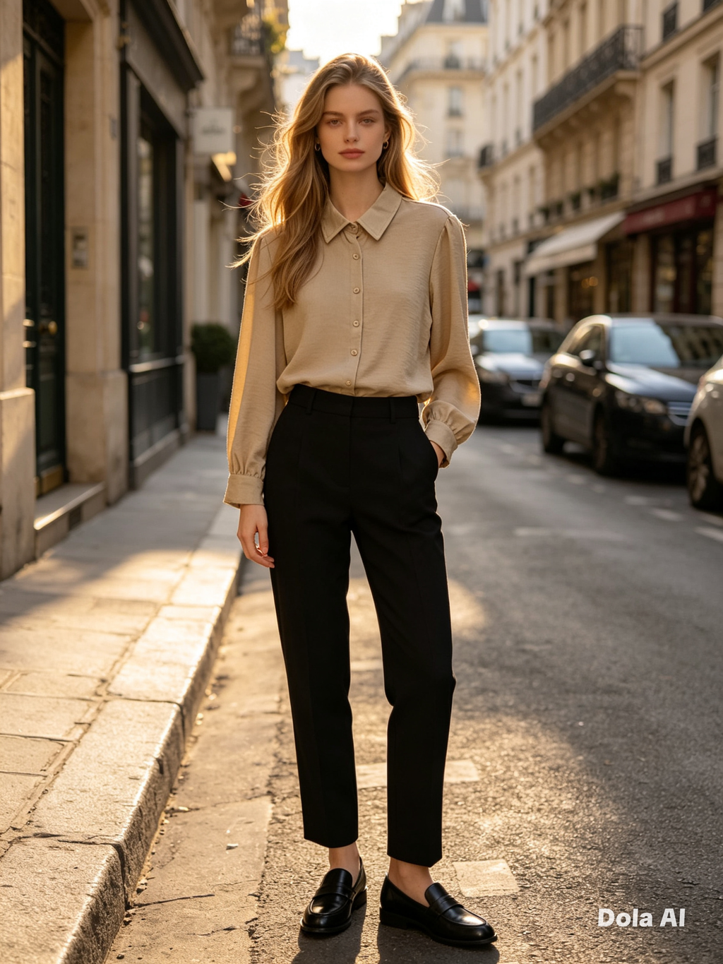 Noir Fleur Flowing Tunic