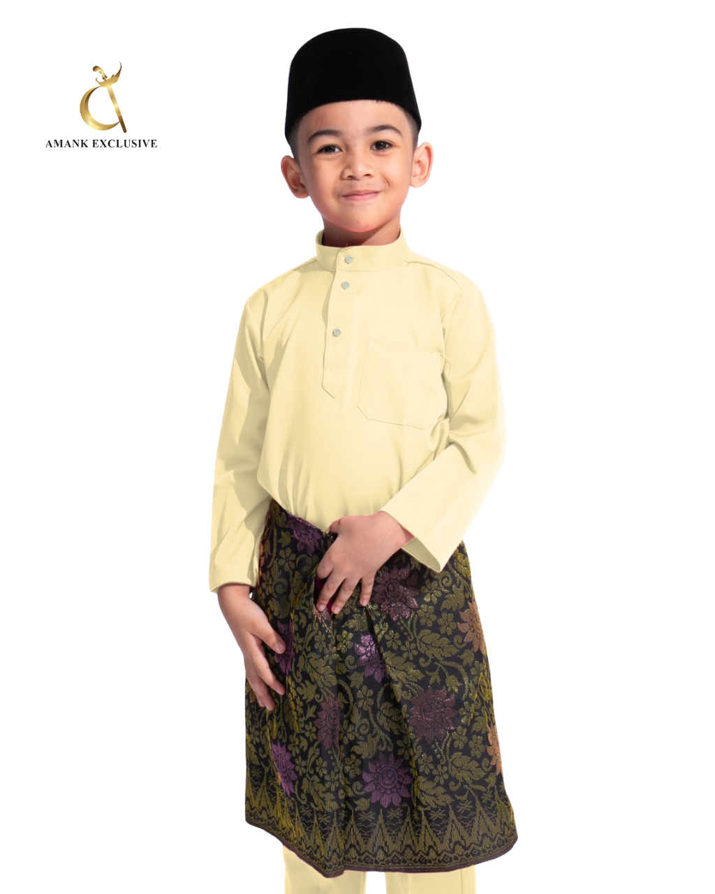 Men's Baju Melayu Cekak Musang Set