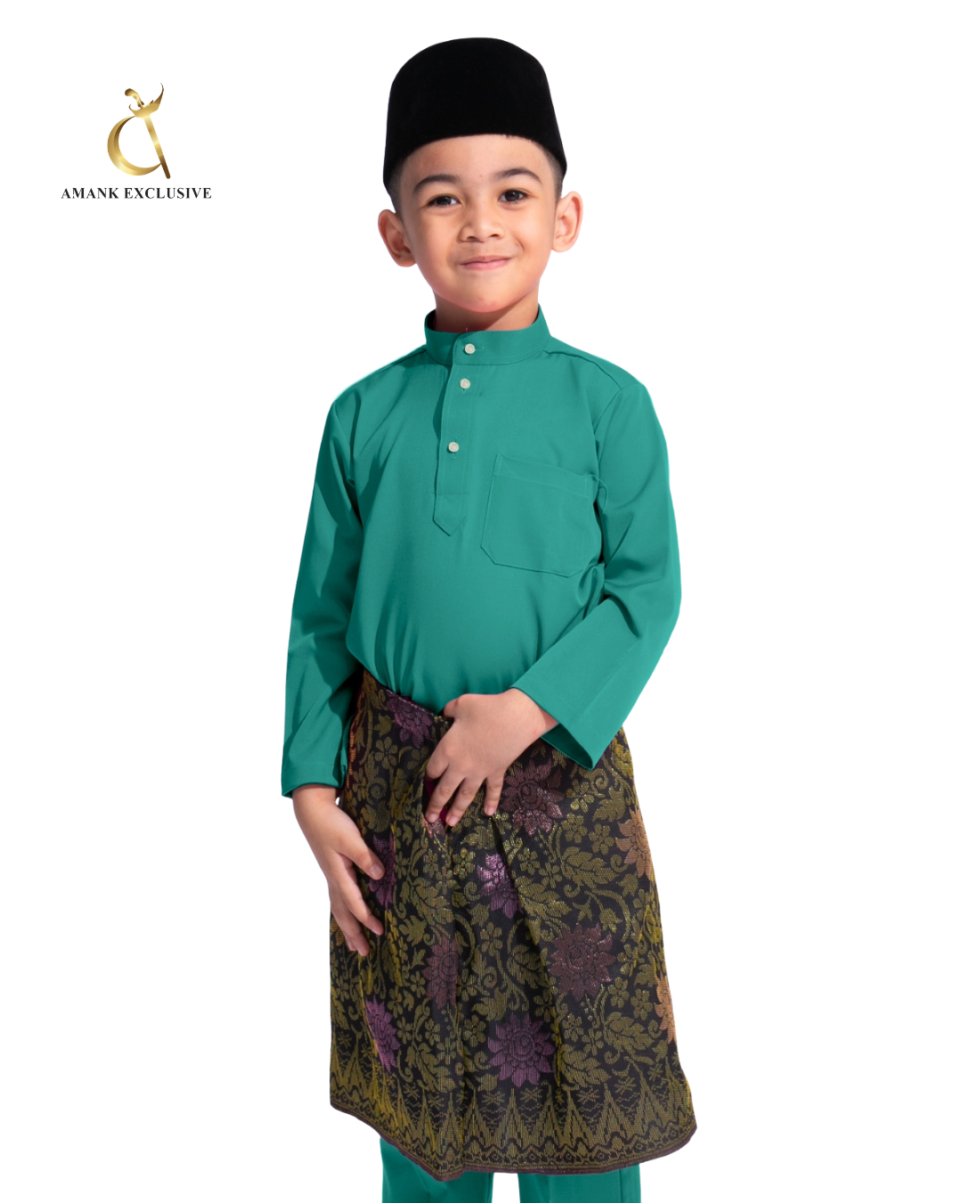Men's Baju Melayu Cekak Musang Set