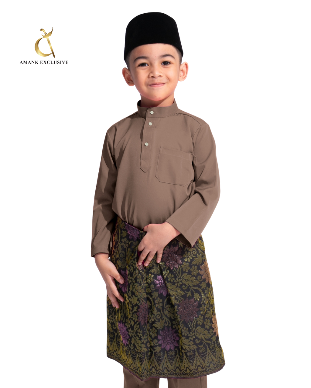 Men's Baju Melayu Cekak Musang Set