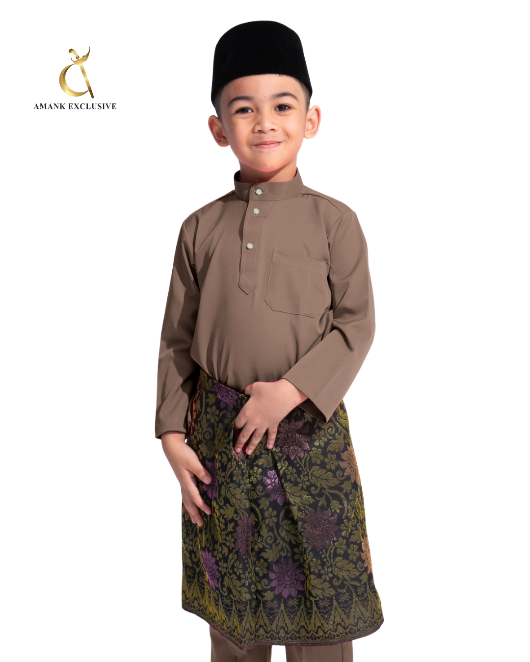 Men's Baju Melayu Cekak Musang Set