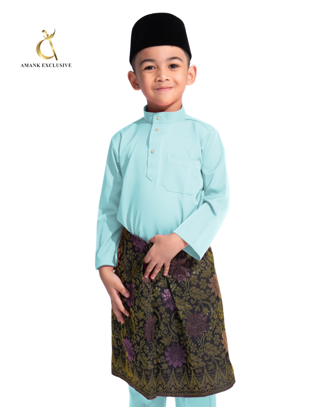 Men's Baju Melayu Cekak Musang Set