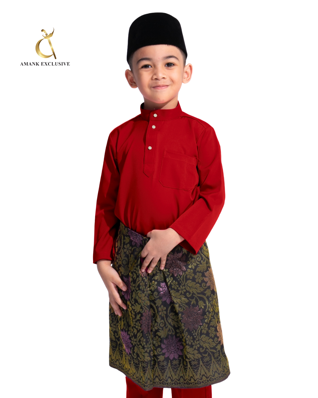 Men's Baju Melayu Cekak Musang Set