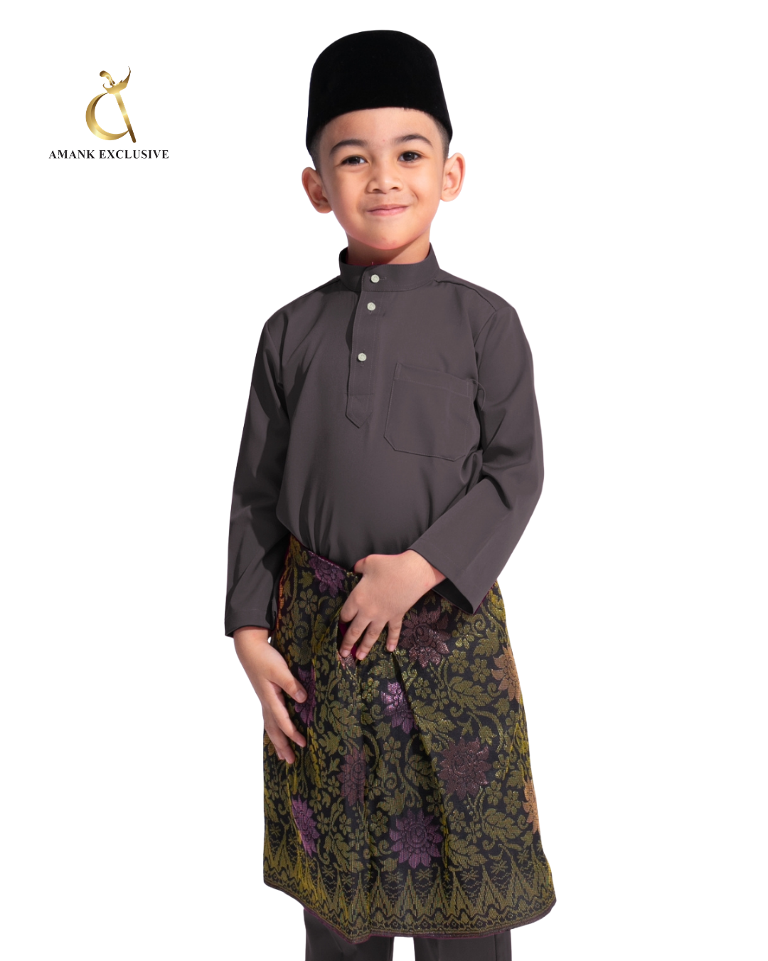 Men's Baju Melayu Cekak Musang Set