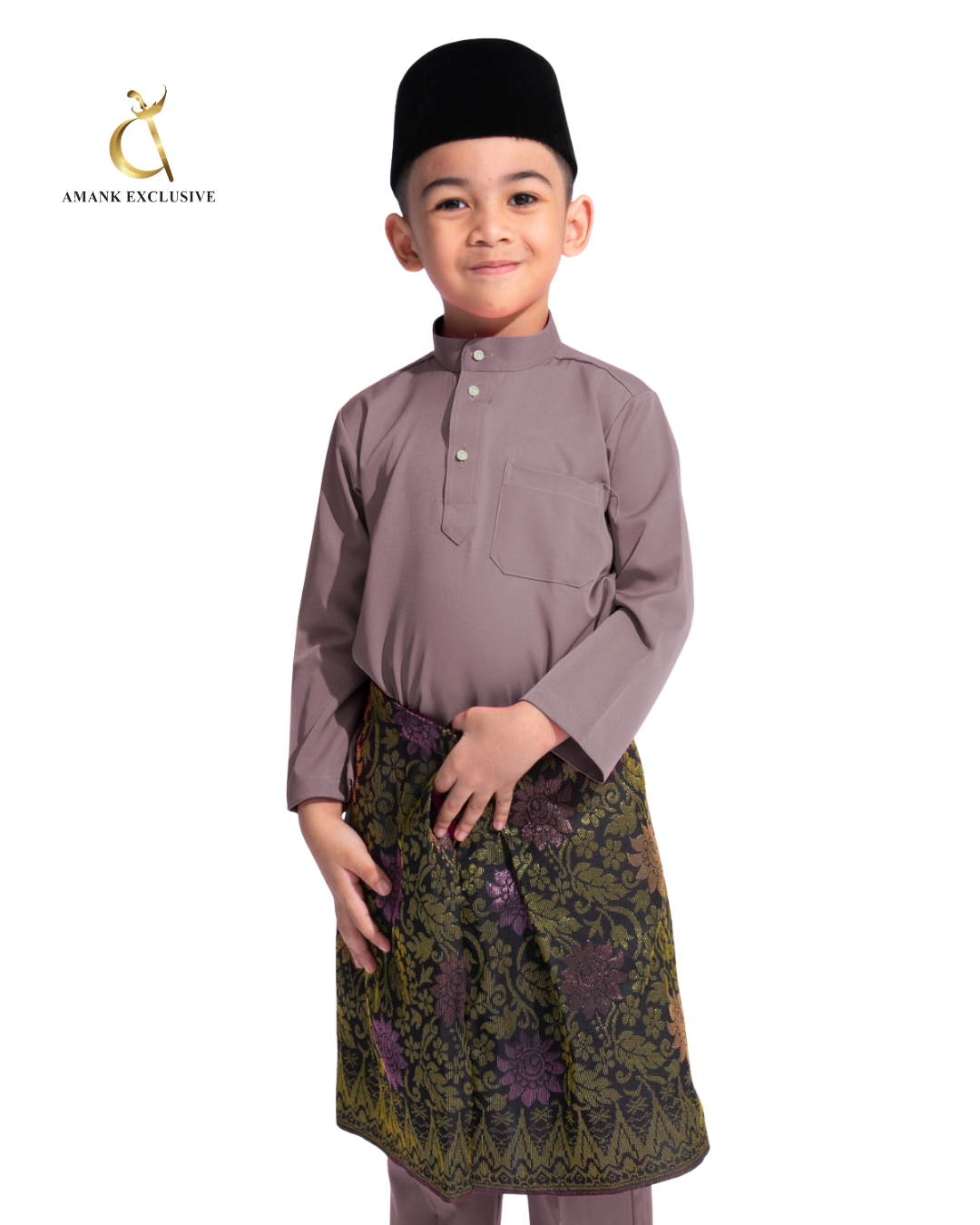 Men's Baju Melayu Cekak Musang Set