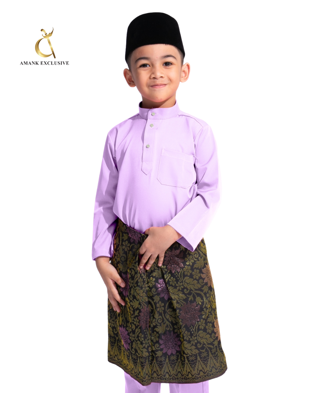 Men's Baju Melayu Cekak Musang Set