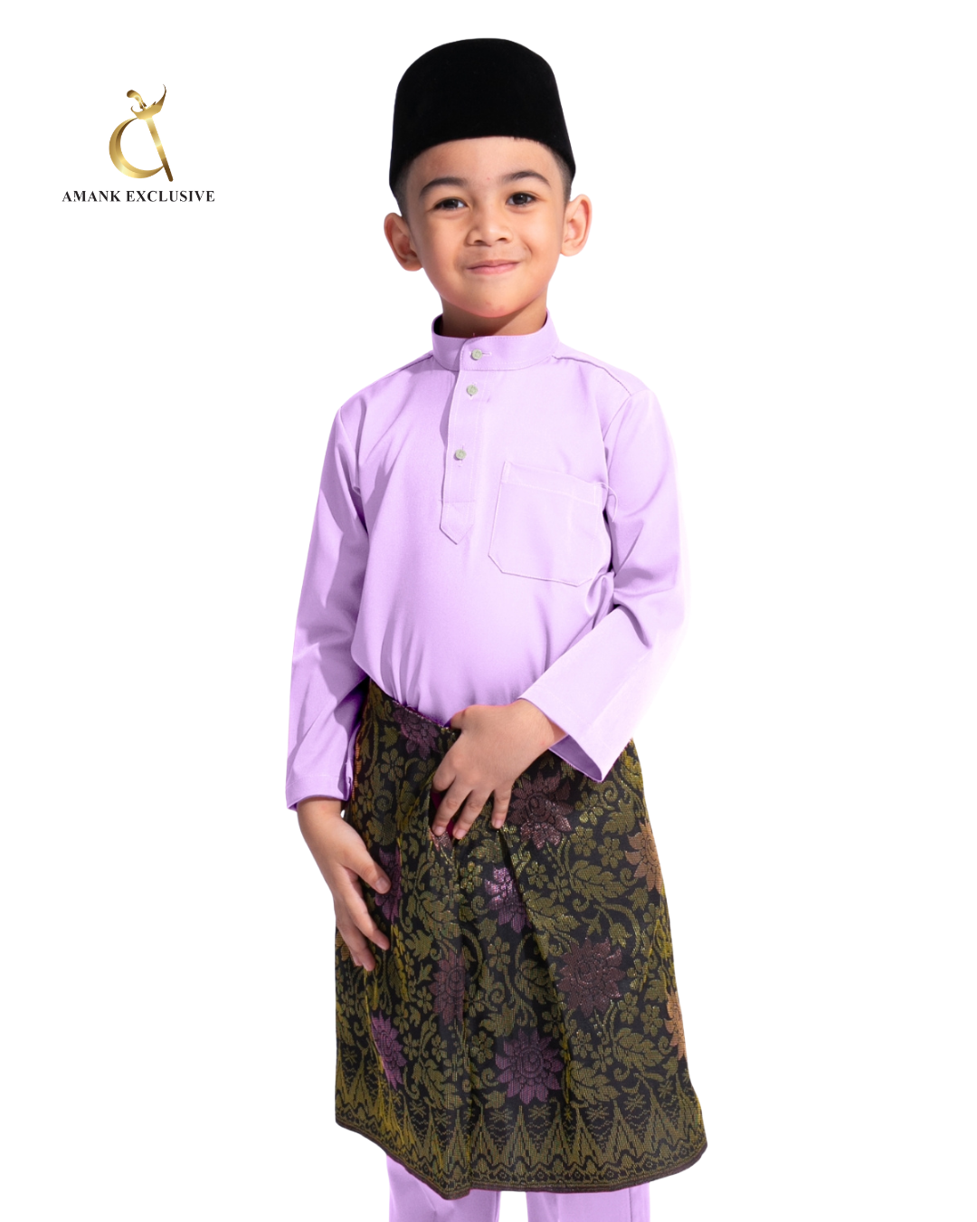 Men's Baju Melayu Cekak Musang Set