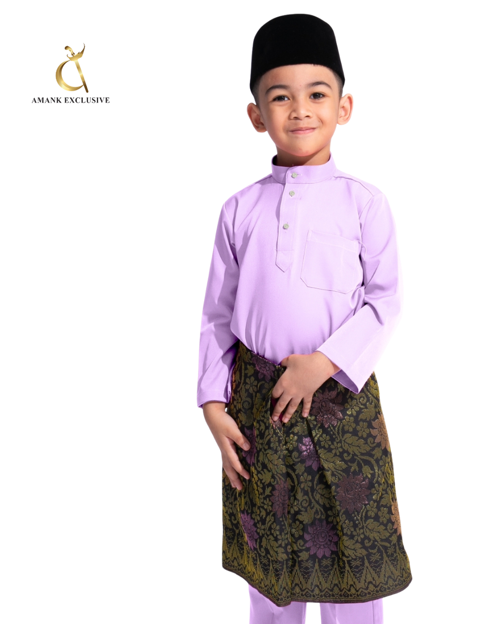 Men's Baju Melayu Cekak Musang Set