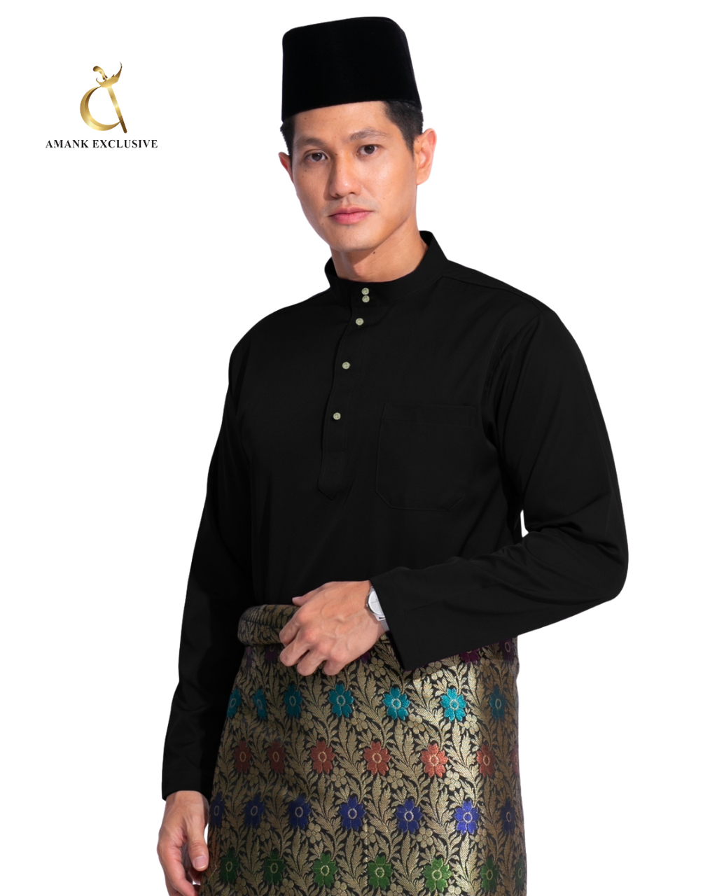 Men's Baju Melayu Cekak Musang Set