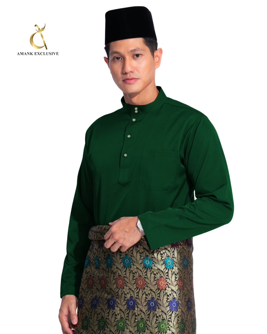 Men's Baju Melayu Cekak Musang Set