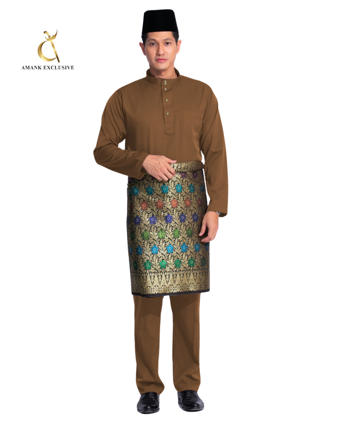 Men's Baju Melayu Cekak Musang Set