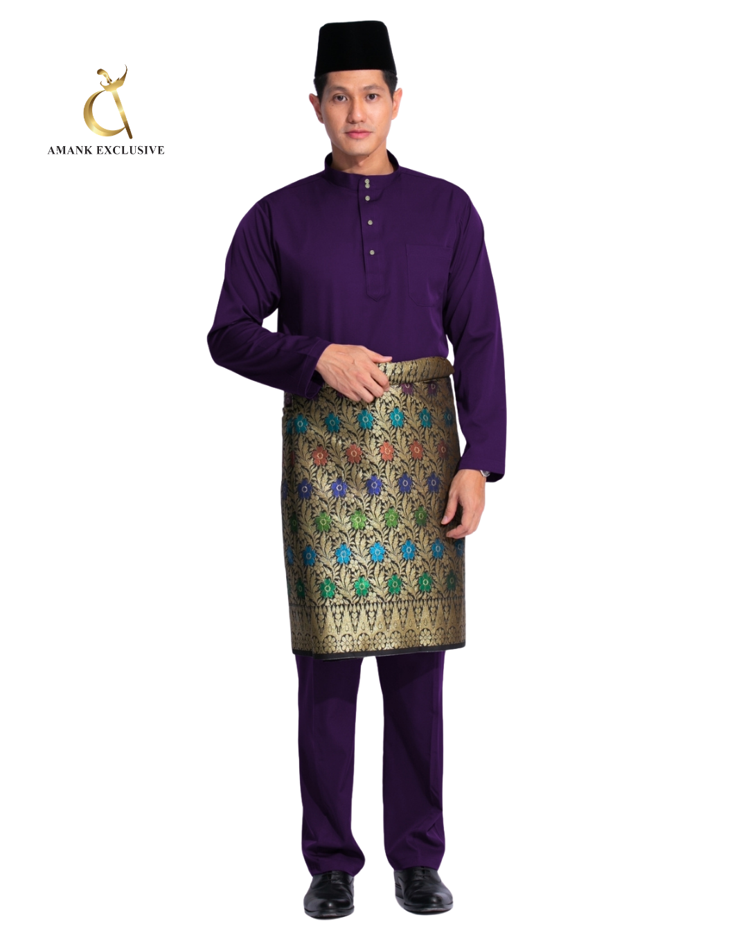 Men's Baju Melayu Cekak Musang Set