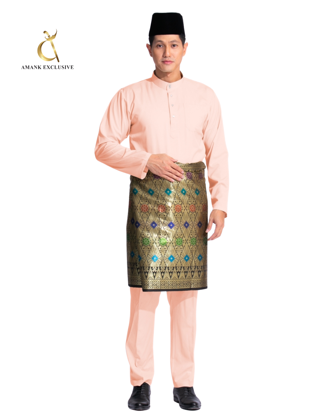 Men's Baju Melayu Cekak Musang Set