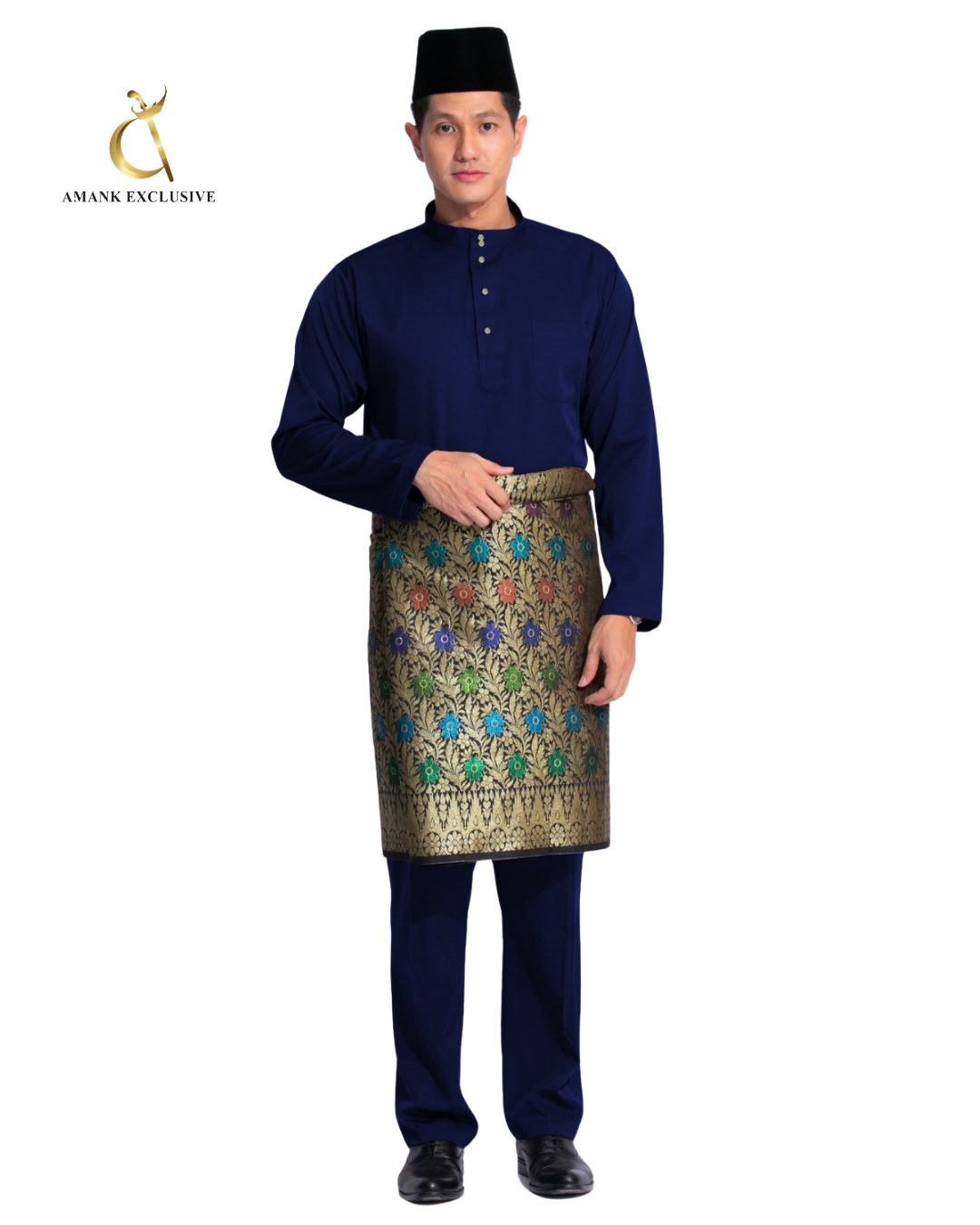 Men's Baju Melayu Cekak Musang Set