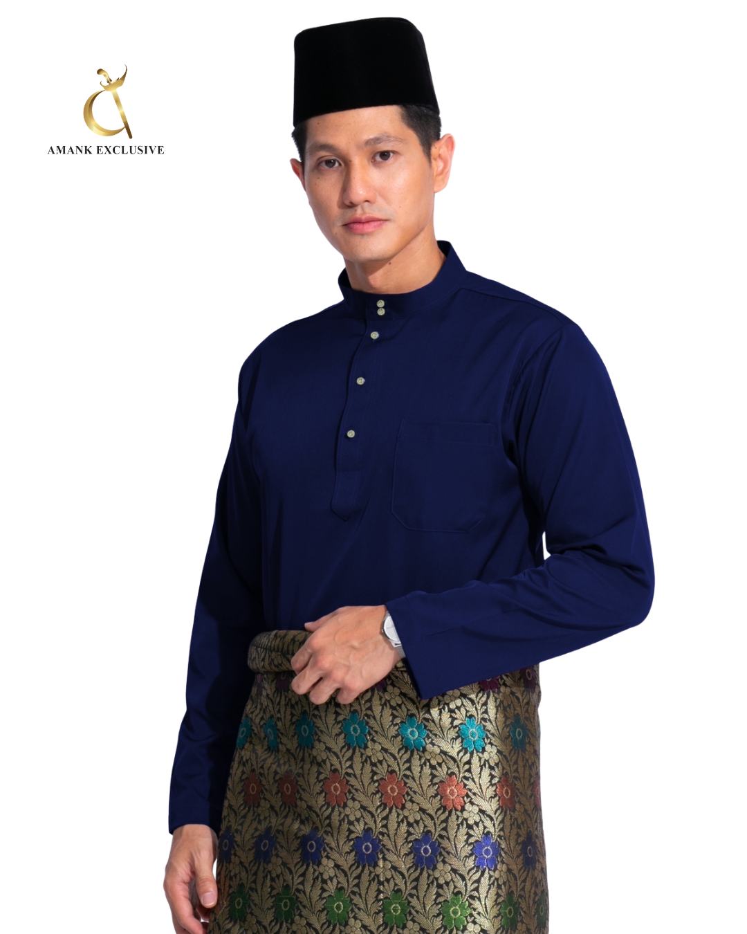 Men's Baju Melayu Cekak Musang Set