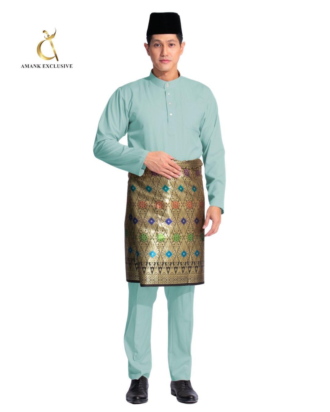Men's Baju Melayu Cekak Musang Set