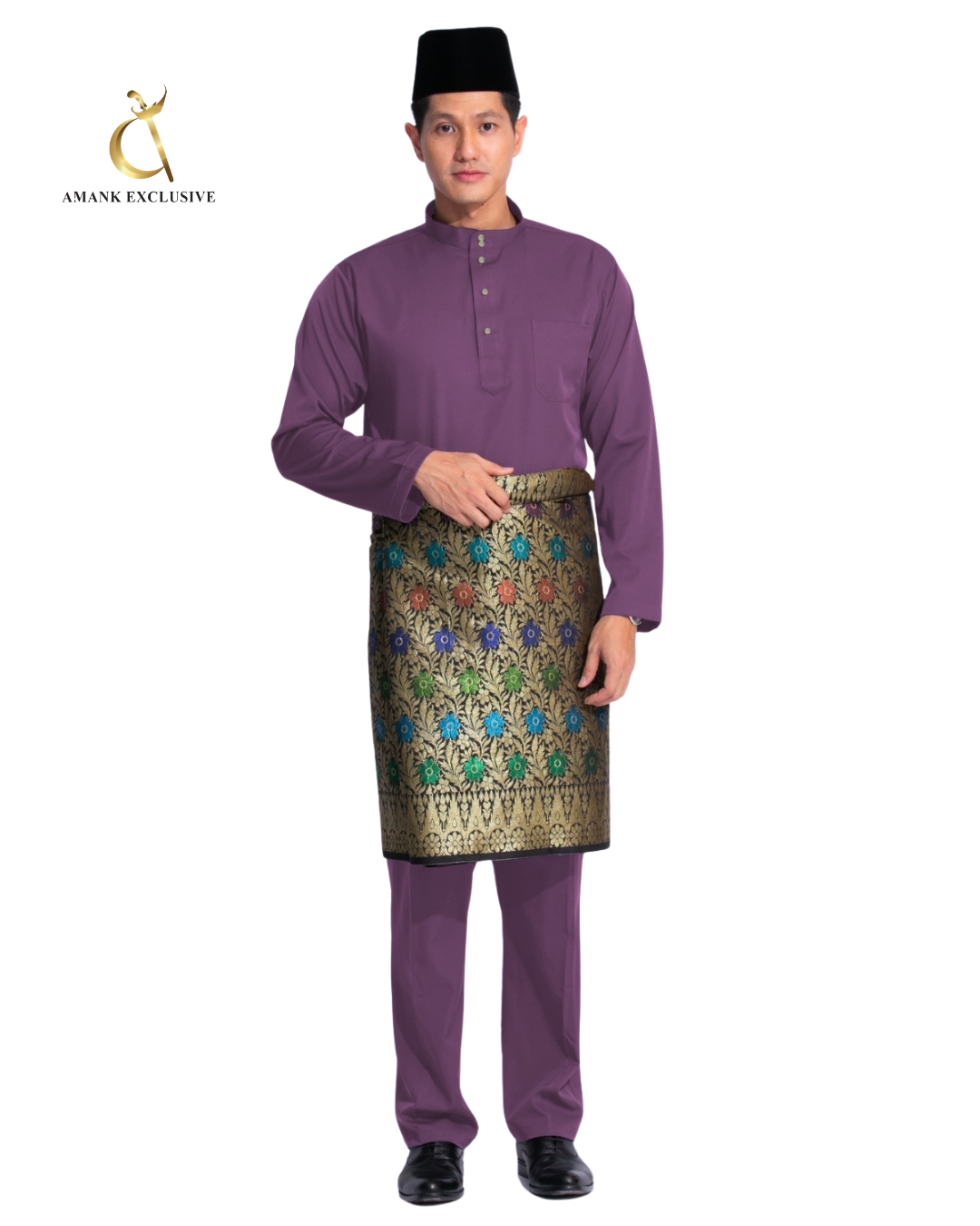 Men's Baju Melayu Cekak Musang Set