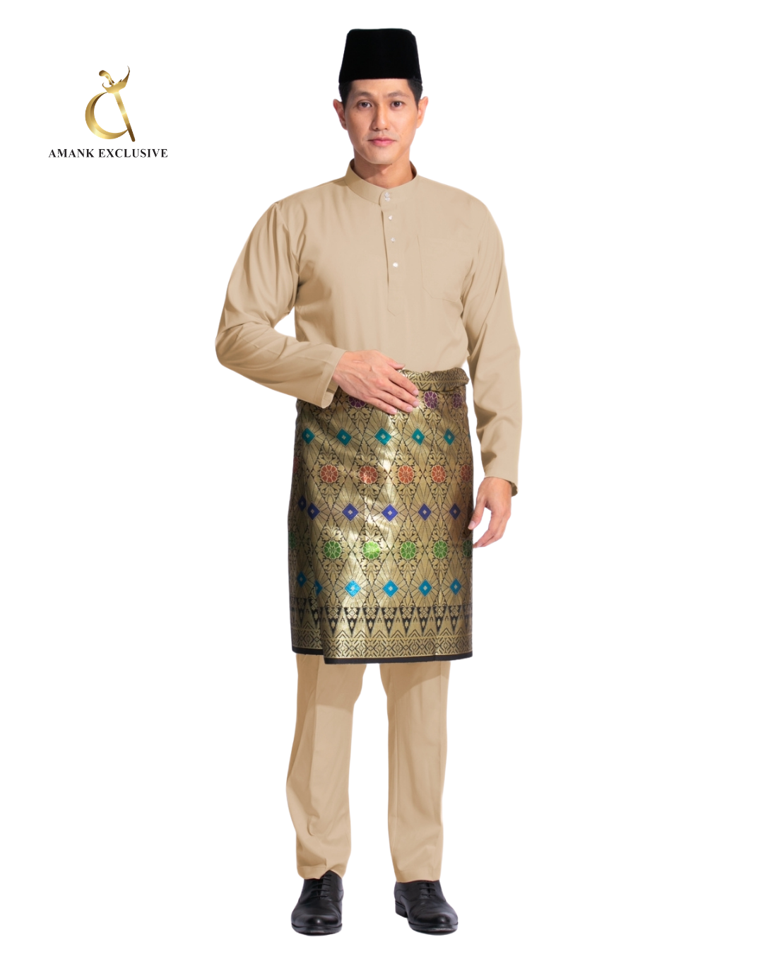 Men's Baju Melayu Cekak Musang Set
