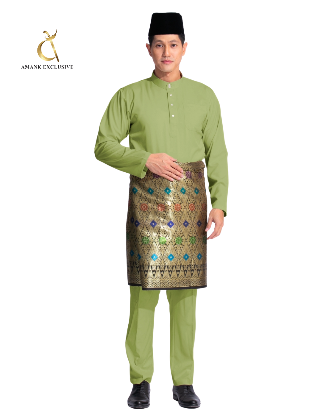 Men's Baju Melayu Cekak Musang Set