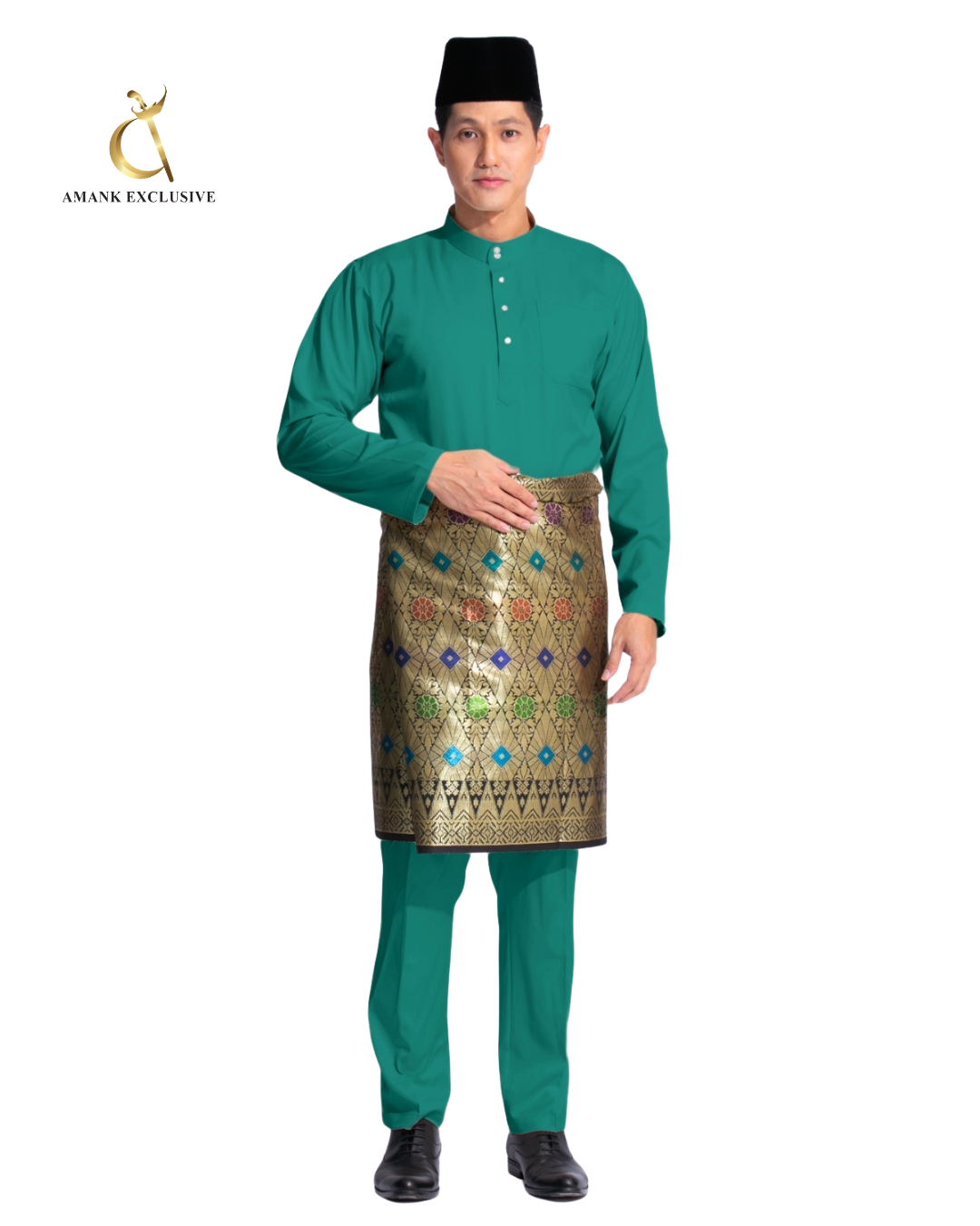Men's Baju Melayu Cekak Musang Set