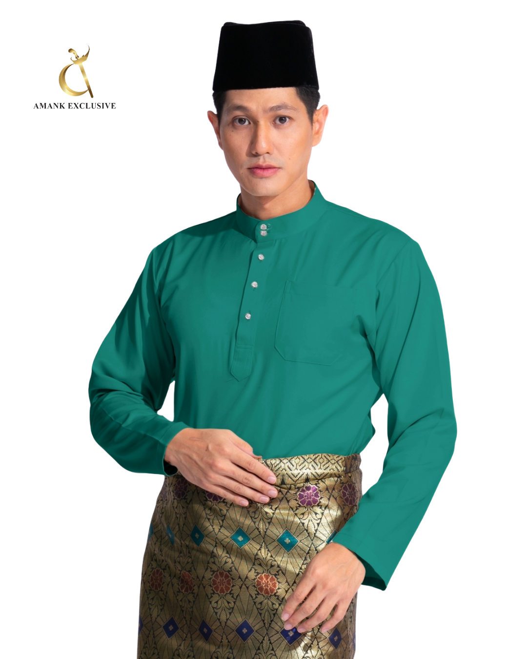 Men's Baju Melayu Cekak Musang Set