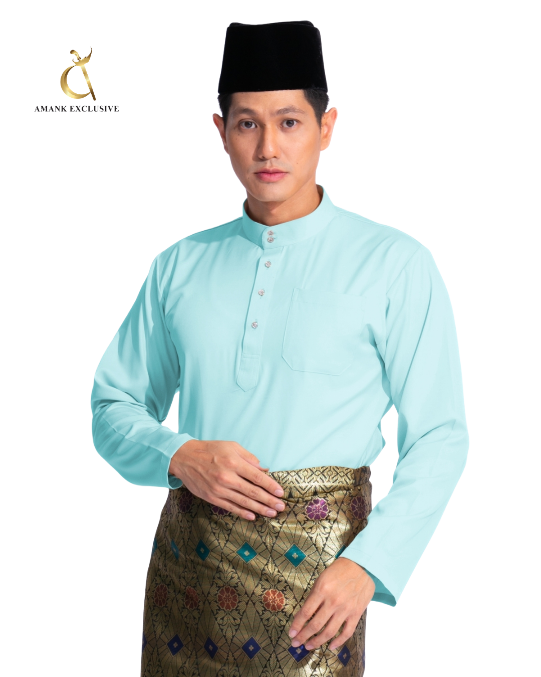 Men's Baju Melayu Cekak Musang Set