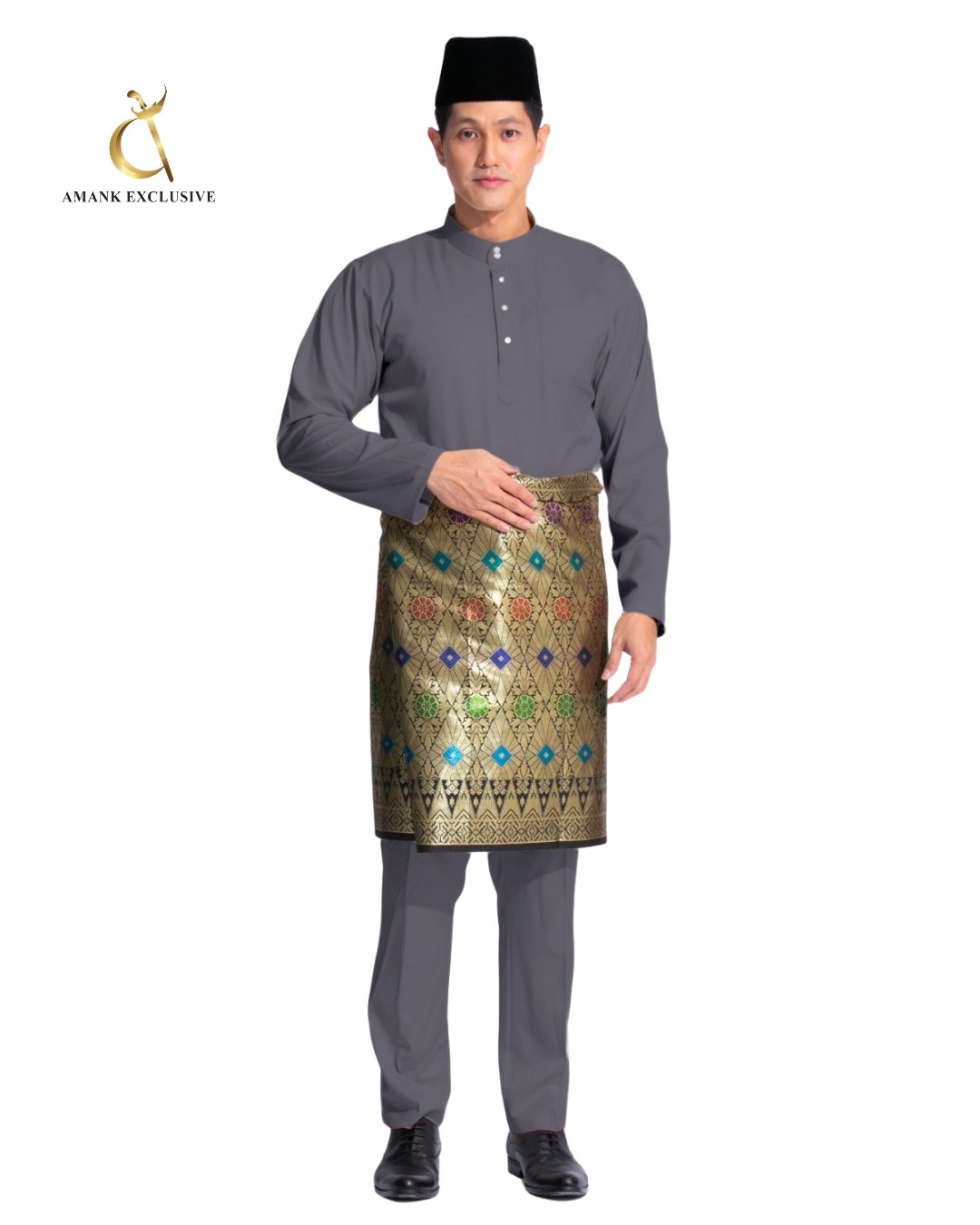 Men's Baju Melayu Cekak Musang Set