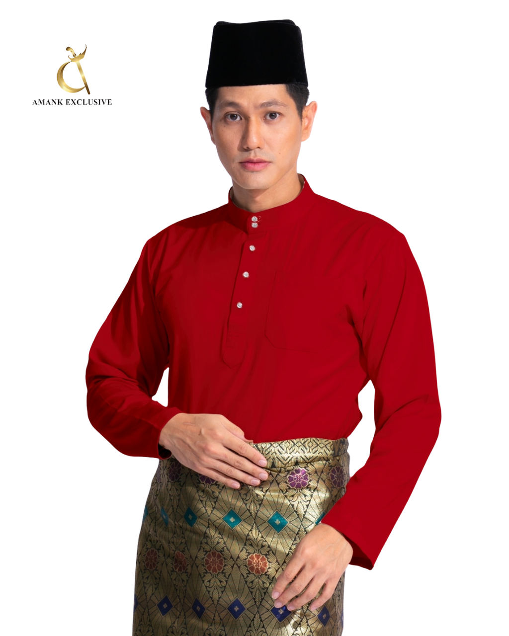 Men's Baju Melayu Cekak Musang Set