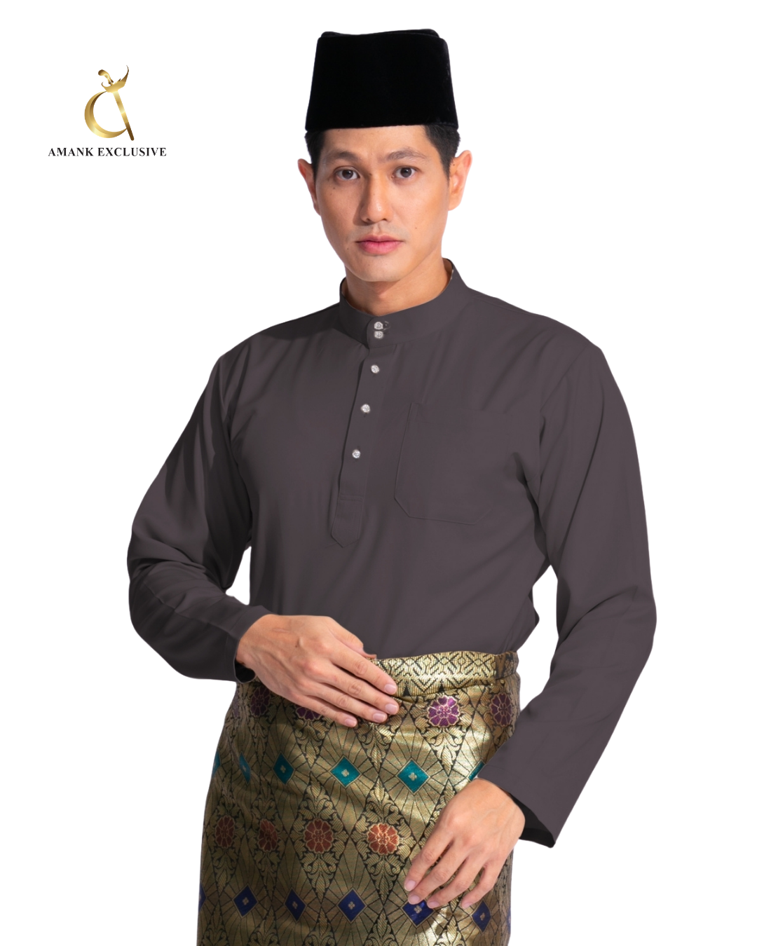 Men's Baju Melayu Cekak Musang Set