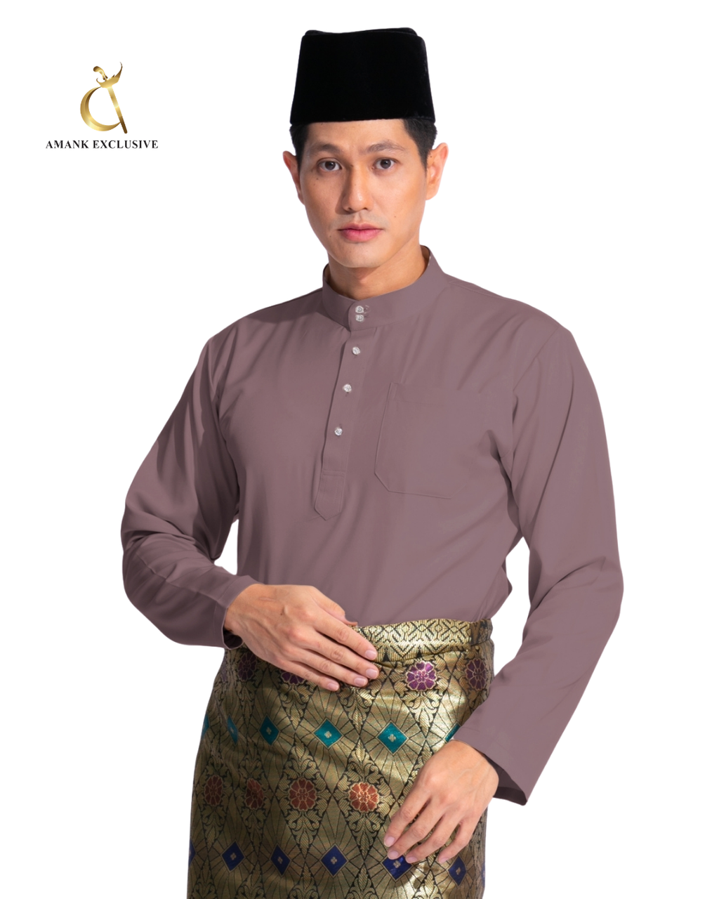 Men's Baju Melayu Cekak Musang Set