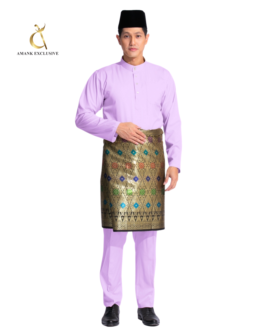 Men's Baju Melayu Cekak Musang Set