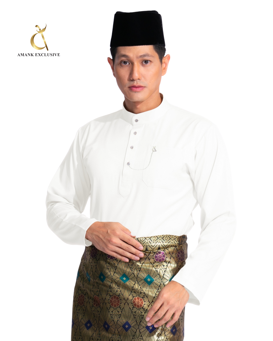 Men's Laksamana Series Cekak Musang Baju Melayu Set