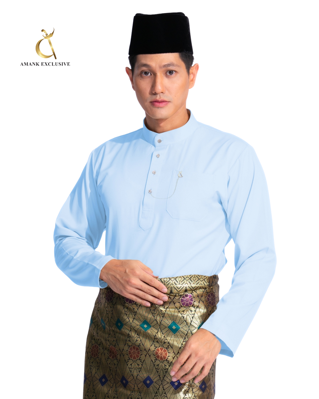 Men's Laksamana Series Cekak Musang Baju Melayu Set