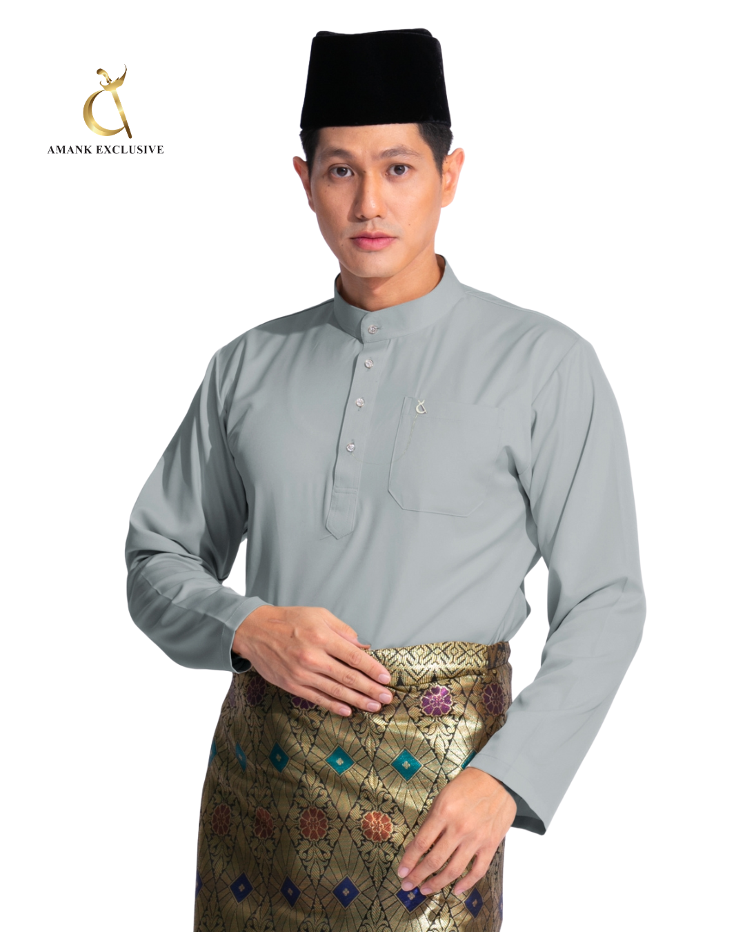 Men's Laksamana Series Cekak Musang Baju Melayu Set