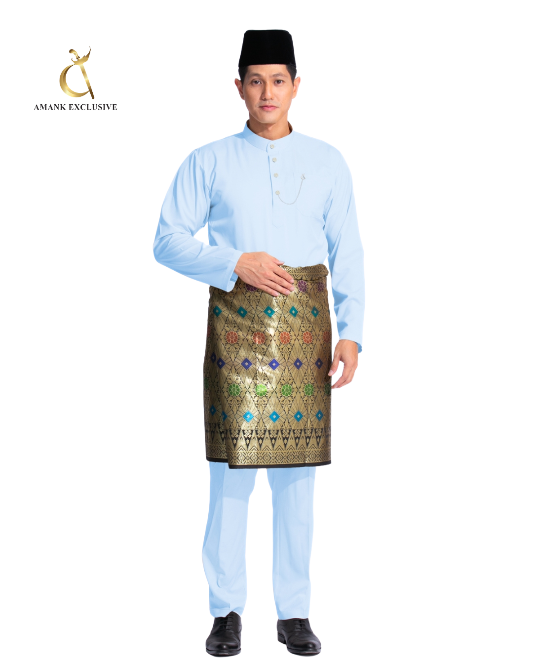Men's Laksamana Series Cekak Musang Baju Melayu Set