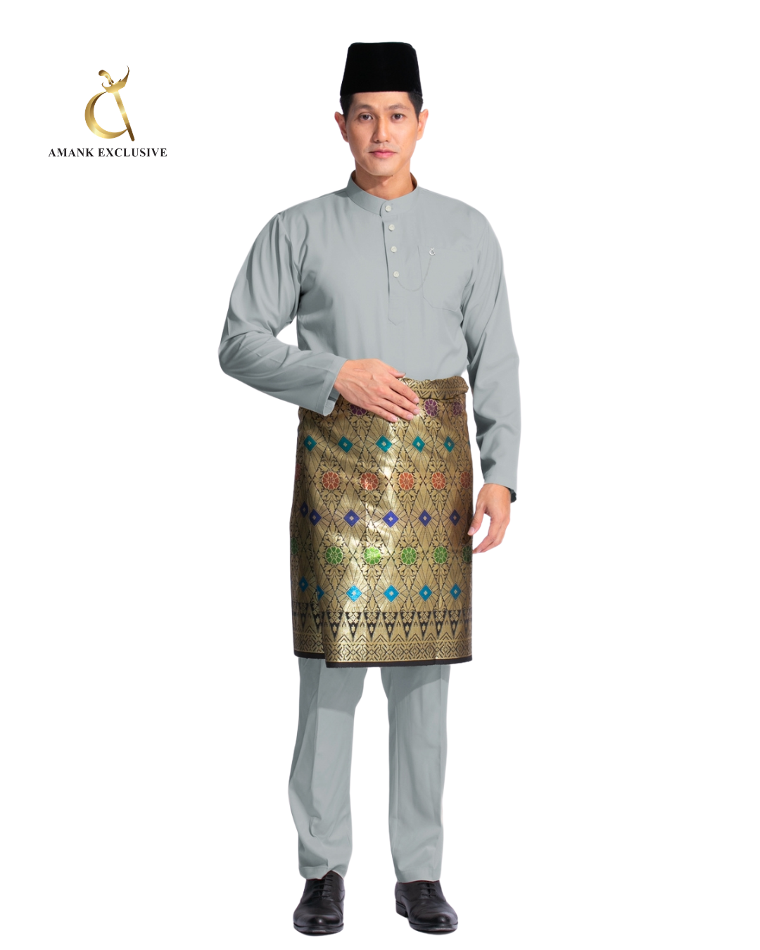 Men's Laksamana Series Cekak Musang Baju Melayu Set