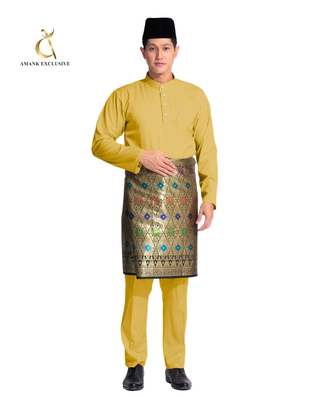 Men's Laksamana Series Cekak Musang Baju Melayu Set